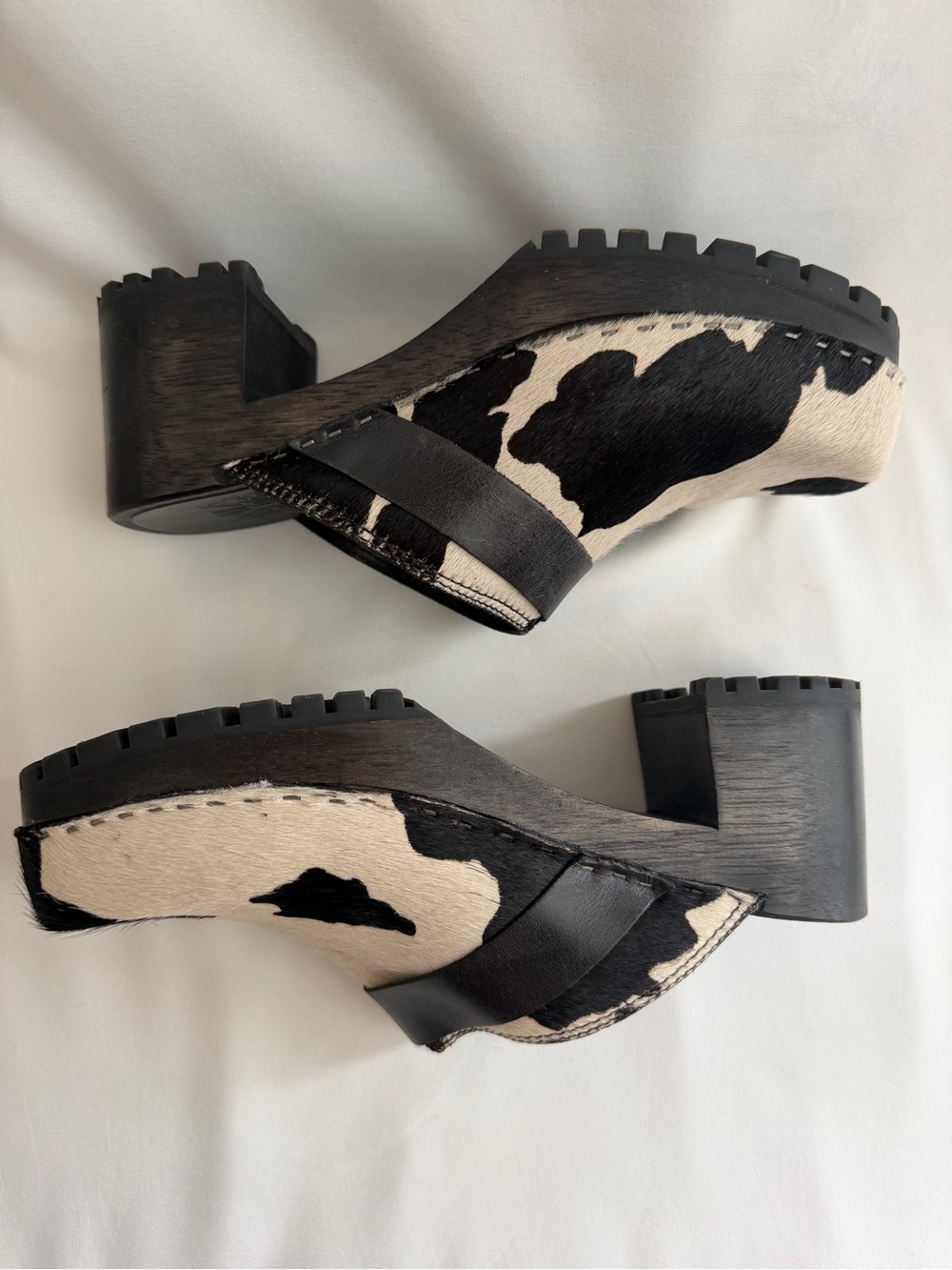 MIA Karlie Heeled Clog | Cow Print